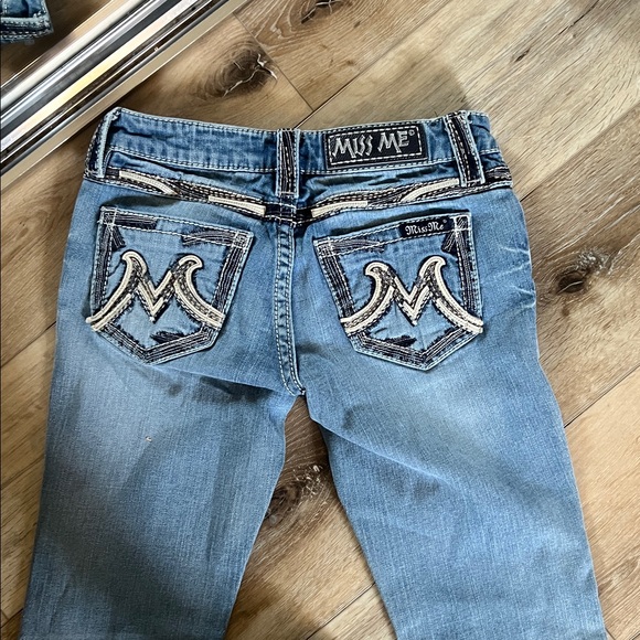 Miss Me, size 4 (EU 27), Blue Boot Cut Jeans - Picture 5 of 6